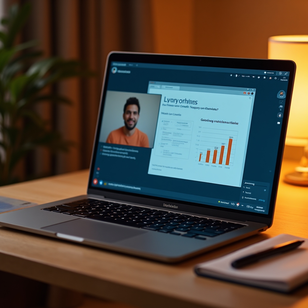 Live webinar session interface showing credit education content on screen