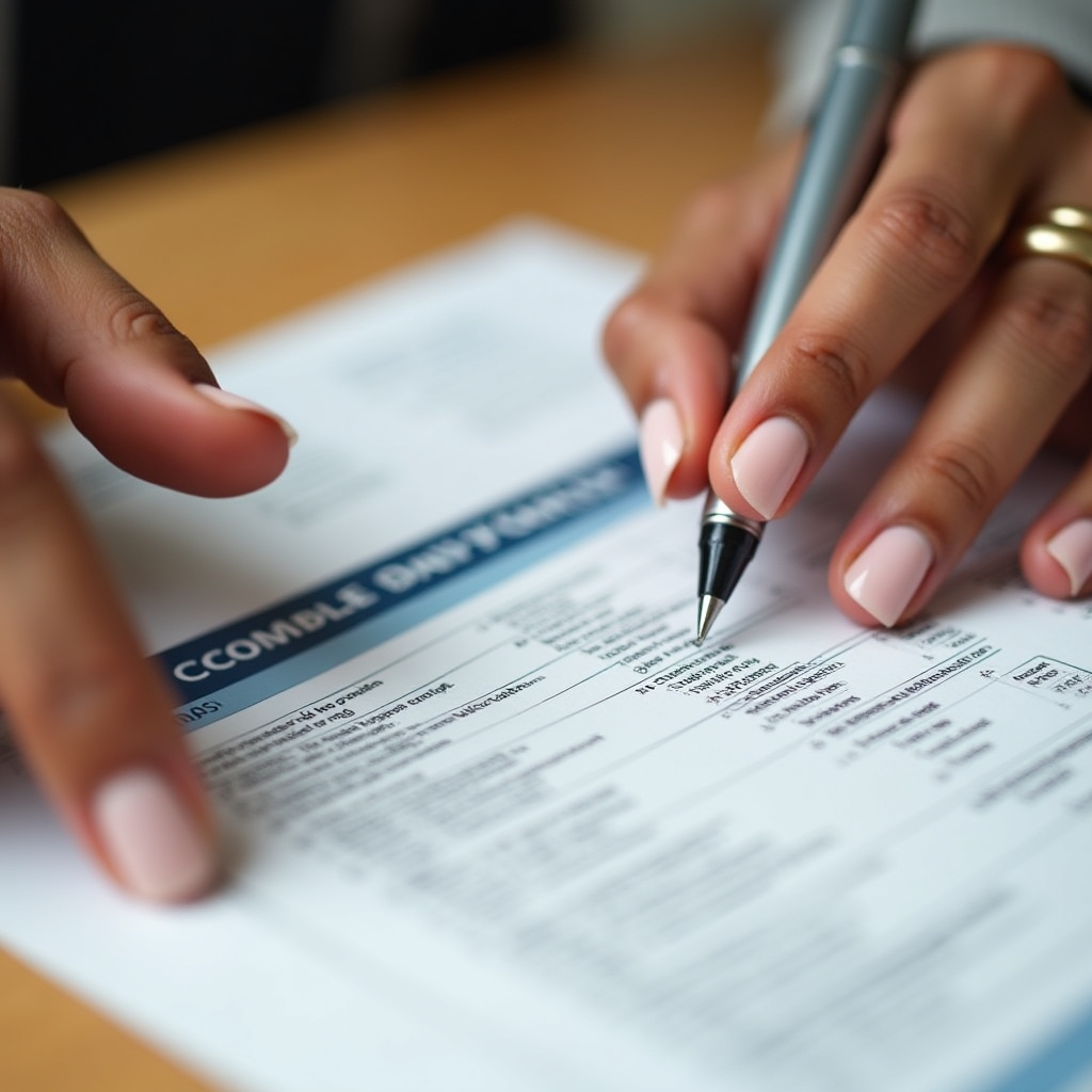Instructor walking participants through a credit report document section by section